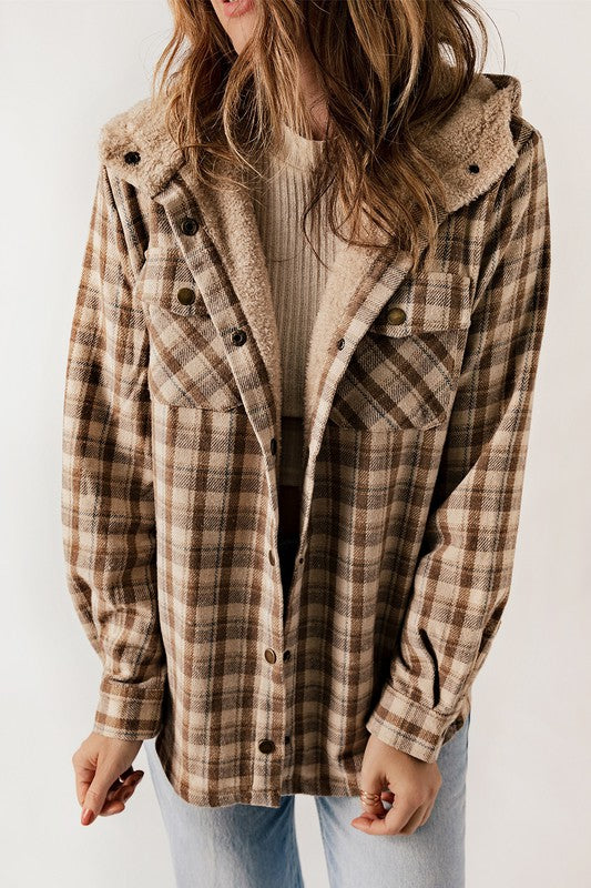 Plaid Fleece Jacket