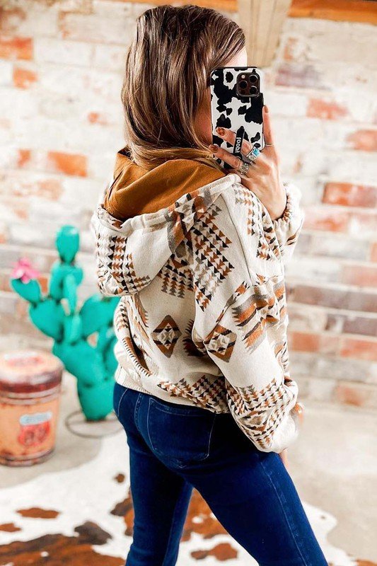 Kangaroo Aztec Half Zip