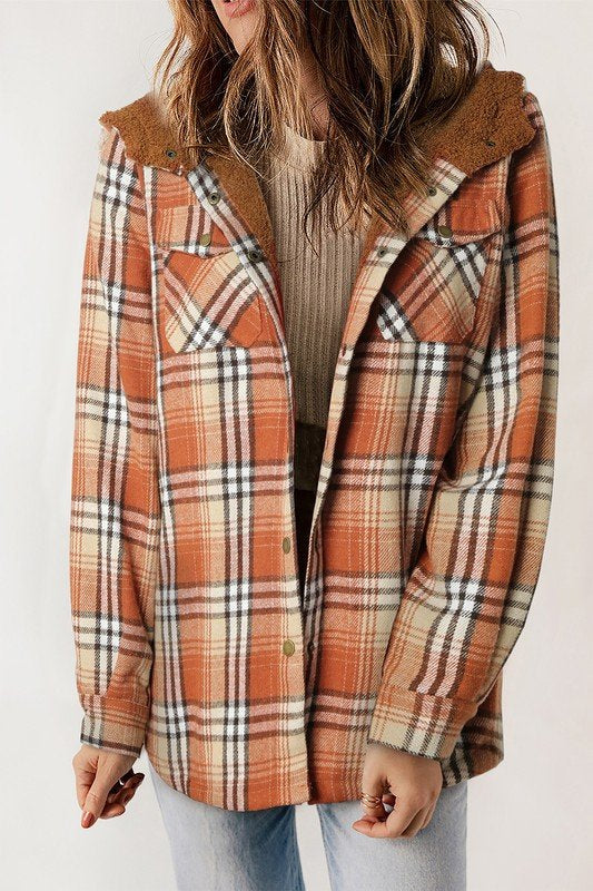 Plaid Fleece Jacket