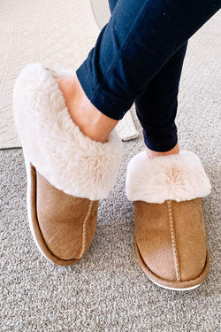 Plush Suede Slippers*