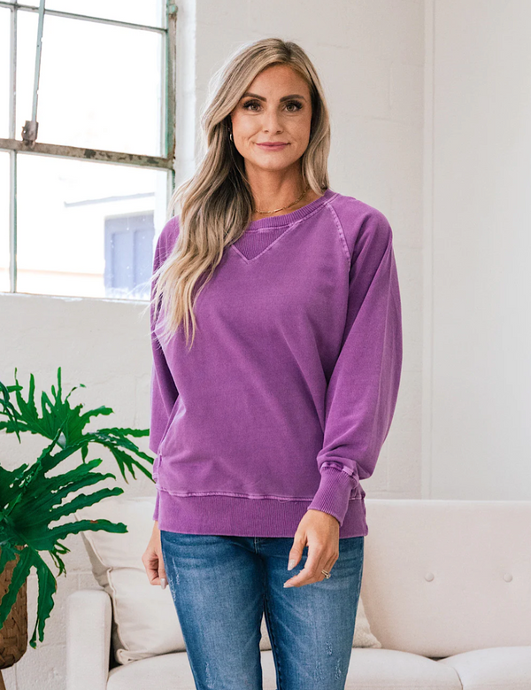 French Terry Pullover with Pockets