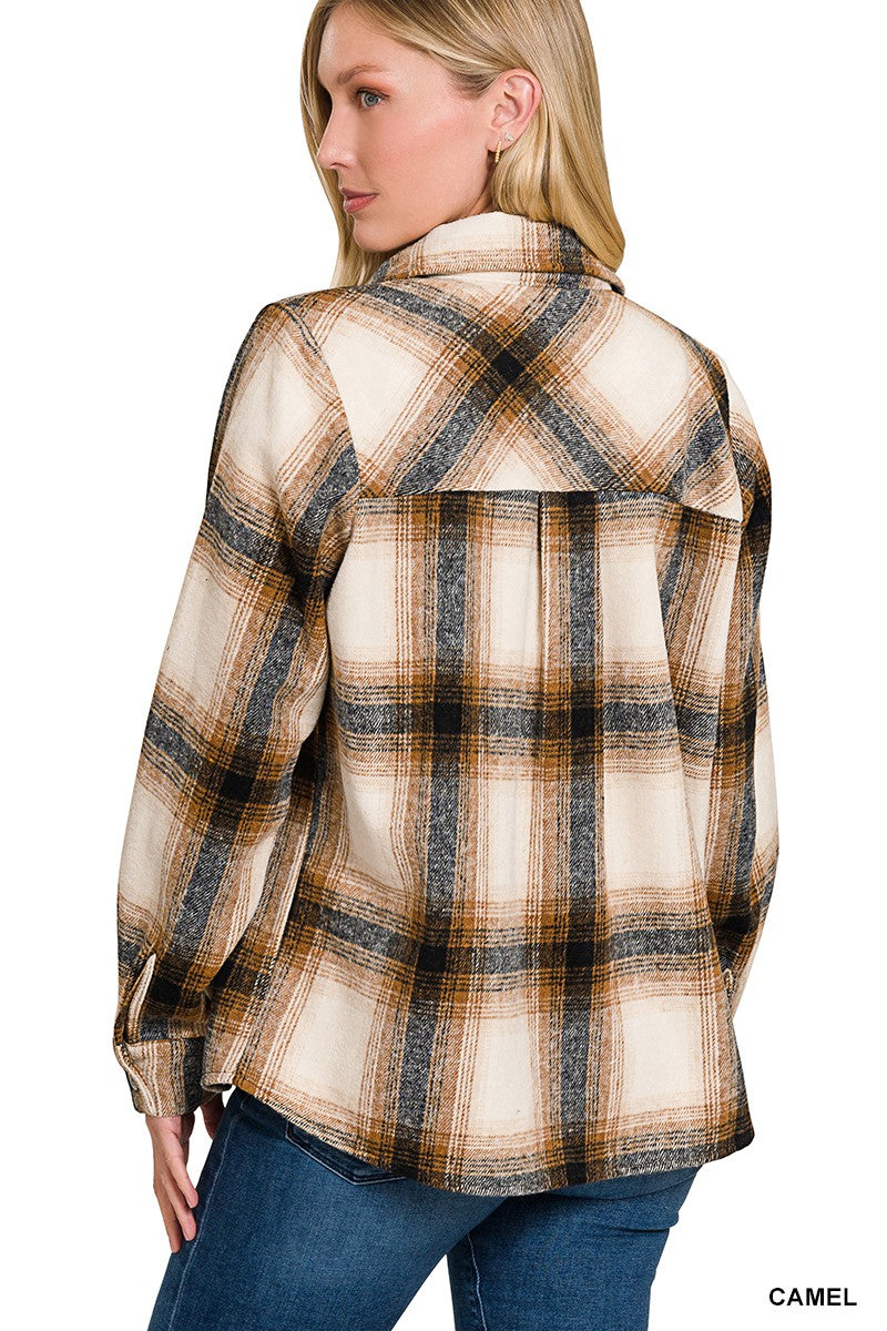 Yarn Dyed Plaid Shacket