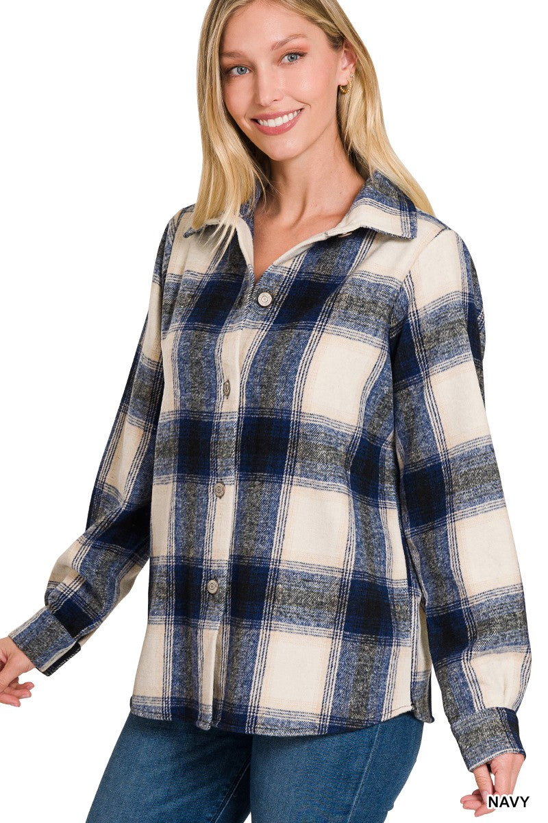 Yarn Dyed Plaid Shacket