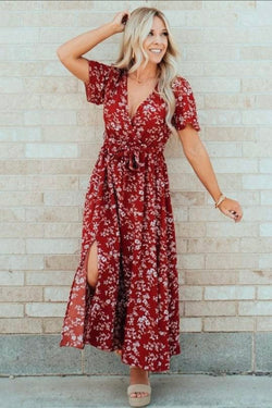 Double Side Slit Maxi The Scarlett Rose Boutique Double Side Slit Maxi The Scarlett Rose Boutique
