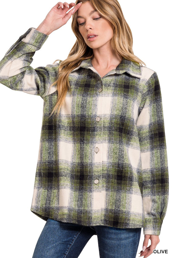 Yarn Dyed Plaid Shacket