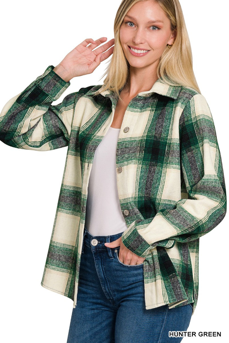 Yarn Dyed Plaid Shacket