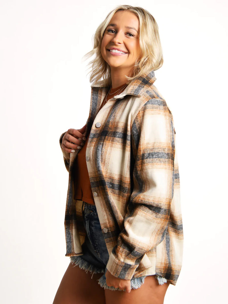 Yarn Dyed Plaid Shacket