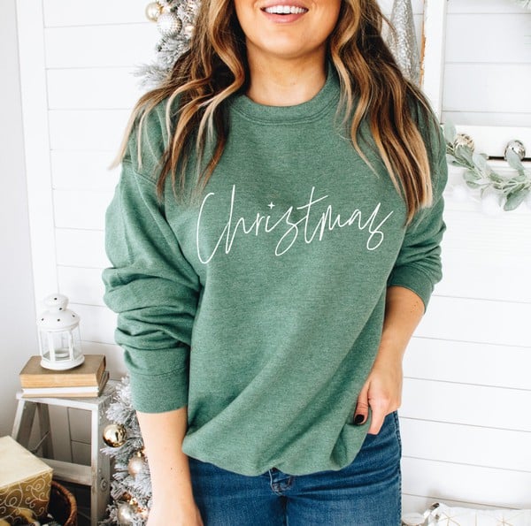 Christmas Pullovers- Forest Green